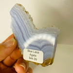 Blue Lace Agate Slice 37 grams