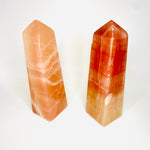 Rose Calcite Crystal Points / Tower 190 grams 10.5cm