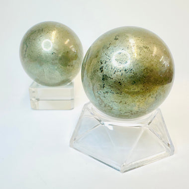 Pyrite Crystal Sphere 420 grams | 5.5 cm