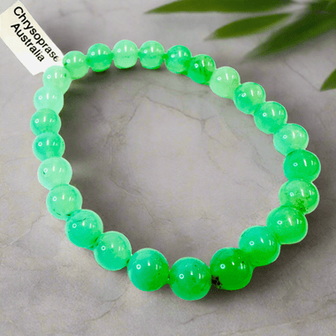 ''AAA'' Australian Chrysoprase Crystal Bracelet 8mm - Ai NeDefault Category