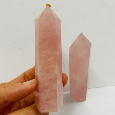 "AAA" Quality Madagascar Rose Quartz Gemstone Crystal Points / Tower - Ai NeDefault Category