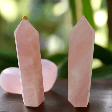 "AAA" Quality Madagascar Rose Quartz Gemstone Crystal Points / Tower - Ai NeDefault Category
