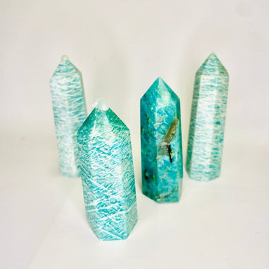 Amazonite Crystal Gemstone Point 53 grams - Ai NeDefault Category