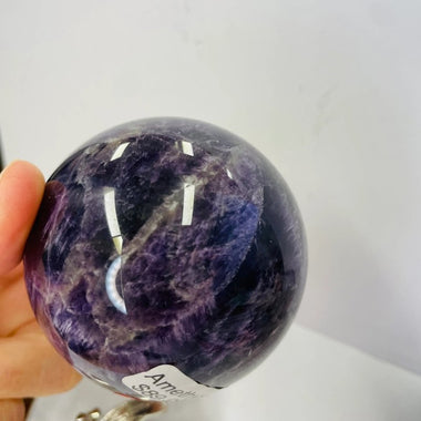 Amethyst Gemstone Crystal Sphere approx 422grams - Ai NeDefault Category