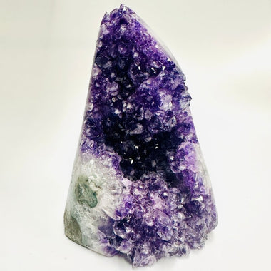 Amethyst Geode Cluster Stand Alone 1,353 grams - Ai Ne