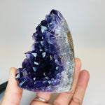 Amethyst Geode Cluster Stand Alone 309 grams - Ai Ne