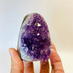 Amethyst Geode Cluster Stand Alone 312 grams - Ai Ne