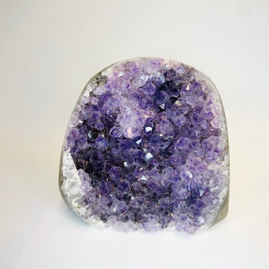 Amethyst Geode Cluster Stand Alone 684 grams - Ai Ne
