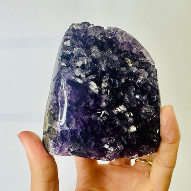 Amethyst Geode Cluster Stand Alone 717 grams - Ai Ne