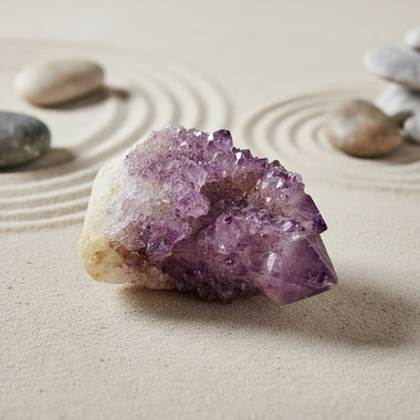 Amethyst Spirit Quartz Crystal| Harmony & Alignment 4.5 cm - Ai NeGifts & Crystals