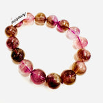 Ametrine Crystal Round Bead Bracelet 13mm - Ai NeGifts & Crystals