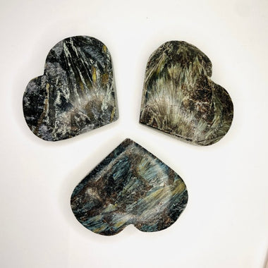 Astrophylite Garnet Crystal Heart 68 grams | 6cm - Ai NeGifts & Crystals