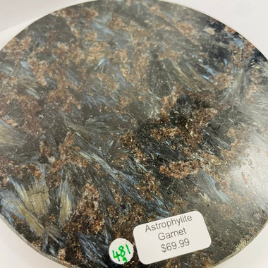Astrophylite Garnet Plate 14cm 481 grams - Ai NeGifts & Crystals