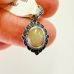 Australian Opal Sterling Silver Crystal Pendant - Ai NeJewellery