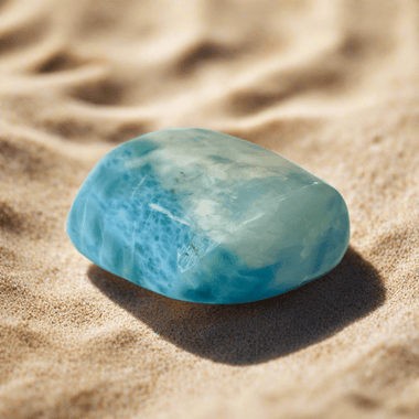 Authentic Larimar Crystal Freeform Carving 76 grams | Healing Energy Communication and Expression - Ai NeDefault Category