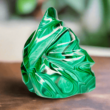 Authentic Malachite Natural Crystal Gemstone Freeform 392 grams Stone of Transformation - Ai NeDefault Category