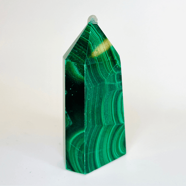 Authentic Malachite Natural Crystal Gemstone Tower 62 grams Stone of Transformation - Ai NeDefault Category