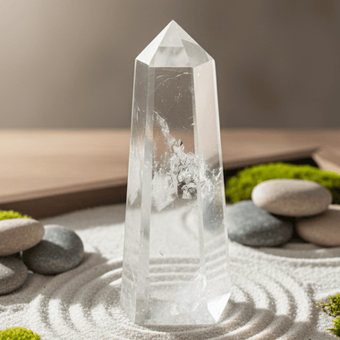 Blue Needle Clear Quartz Point 300 grams - Ai NeDefault Category