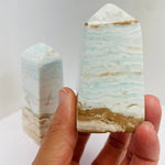 Carribean Calcite Crystal Small Obelisk 227 grams - Ai NeGifts & Crystals