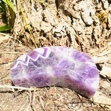 Chevron Amethyst Gemstone Crystal Moon Phase 340 grams - Ai NeDefault Category