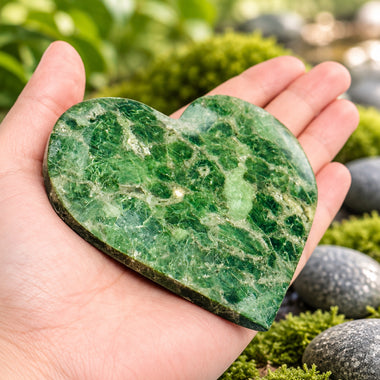 Diopside Heart Carving 10cm - Ai NeDefault Category
