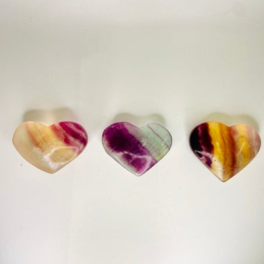 Fluorite Crystal Heart | Clarity Focus Spiritual Growth - Ai Ne