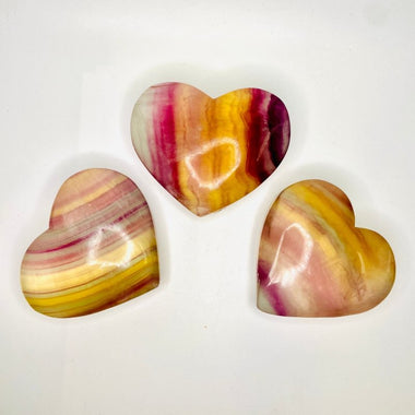 Fluorite Crystal Heart | Clarity Focus Spiritual Growth - Ai Ne