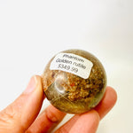 Garden Quartz / Lodolite / Phantom Quartz Crystal Sphere with Rutile 96 grams | Embrace the Mystical Beauty of Nature's Canvas - Ai NeDefault Category