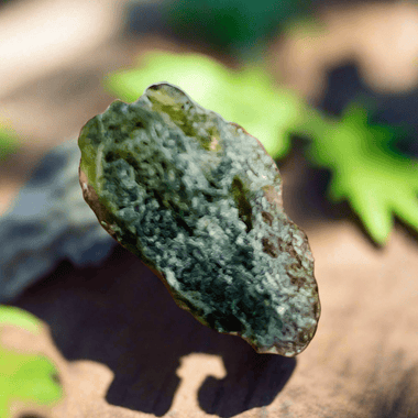 Genuine Moldavite Meteorite from Czech Republic 1.44 grams - Ai NeGifts & Crystals
