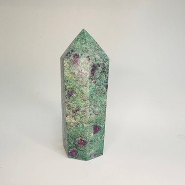 Genuine RUBY Zoisite Crystal Point 8 cm - Ai NeJewellery