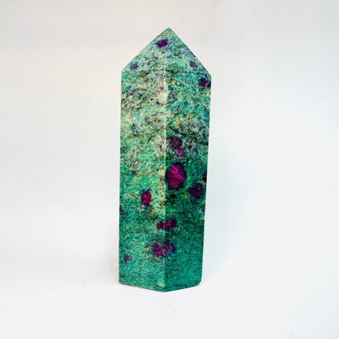 Genuine RUBY Zoisite Crystal Point 8 cm - Ai NeJewellery