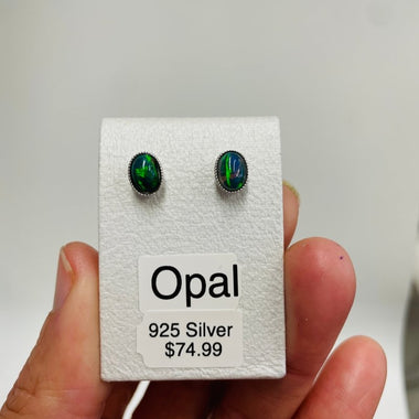 Green Opal Crystal Earrings - Ai NeGifts & Crystals