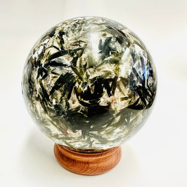 Green Tourmaline Crystal Sphere |2,622 grams - Ai NeJewellery