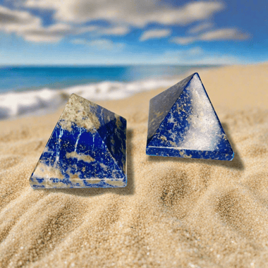 Lapis Lazuli Crystal Pyramid 61 grams 3.7cm - Ai Ne