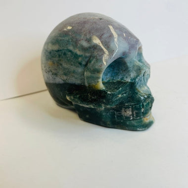 Large Ocean Jasper Crystal Skull 412 grams | Embrace the Tranquility of Oceanic Energies - Ai NeDefault Category