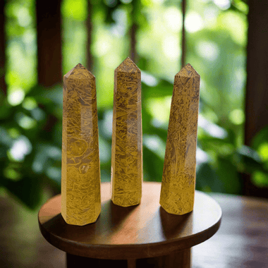 Mariyam Jasper Crystal Points/Tower 11cm - Ai NeDefault Category