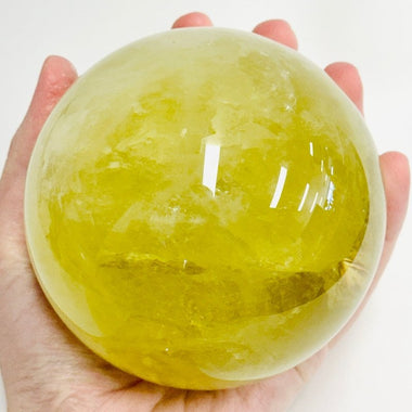 Natural Citrine Crystal Sphere 10cm | 1268 grams - Ai NeGifts & Crystals