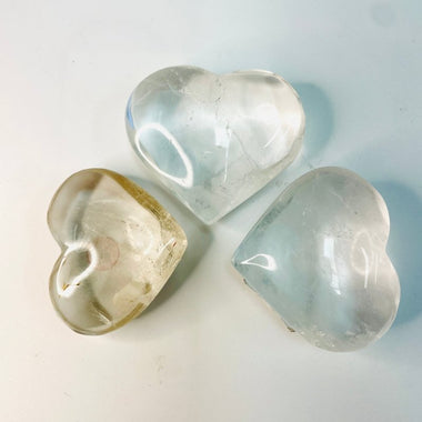 Natural Clear Quartz Heart 44 grams | Amplify Your Energy with Pure Clarity - Ai NeDefault Category