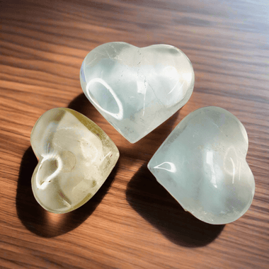 Natural Clear Quartz Heart 44 grams | Amplify Your Energy with Pure Clarity - Ai NeDefault Category