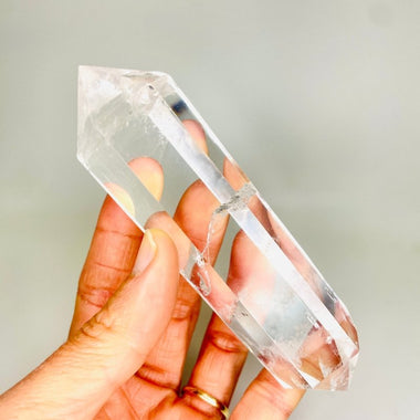 Natural Clear Quartz Wand 197 grams | Amplify Your Energy with Pure Clarity - Ai NeDefault Category