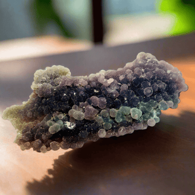 Natural Grape Agate Cluster | Embrace Elegance and Natural Energy 34 grams | 7 cm - Ai Ne