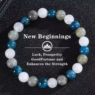 New Beginnings Crystal Bracelet | Luck Prosperity Good Fortune & Strength - Ai NeDefault Category