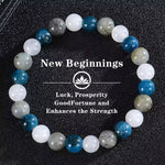 New Beginnings Crystal Bracelet | Luck Prosperity Good Fortune & Strength - Ai NeDefault Category