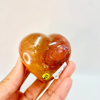 Ocean Jasper Crystal Heart 153 grams | Embrace the Tranquility of Oceanic Energies - Ai NeDefault Category