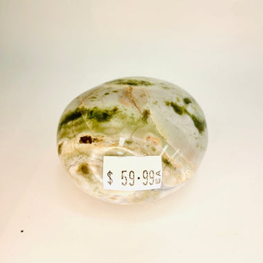Ocean Jasper Crystal Large Palm Stone 226 grams | Embrace the Tranquility of Oceanic Energies - Ai NeDefault Category