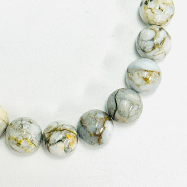 Opal and Pietersite Gemstones Crystal Bracelet 9 - 10mm - Ai NeJewellery