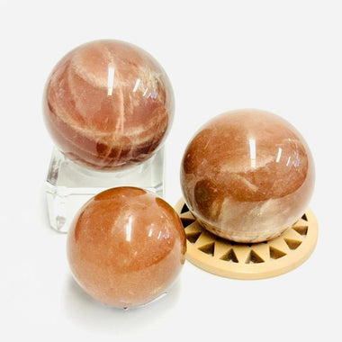 Orange Moonstone Crystal Sphere | choose size - Ai NeDefault Category