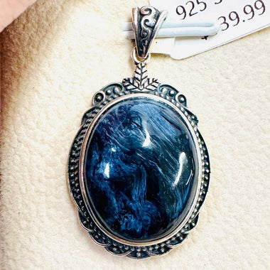 Pietersite Sterling Silver Crystal Pendant | Unleash Inner Power and Transformation - Ai NeDefault Category