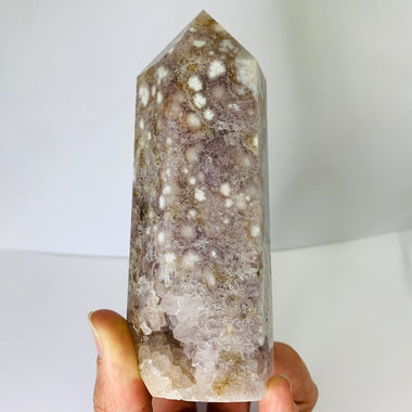 Pink Amethyst Tower | Emotional healing Spiritual Growth Chakra Alignment - Ai Ne