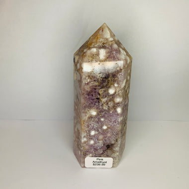 Pink Amethyst Tower | Emotional healing Spiritual Growth Chakra Alignment - Ai Ne